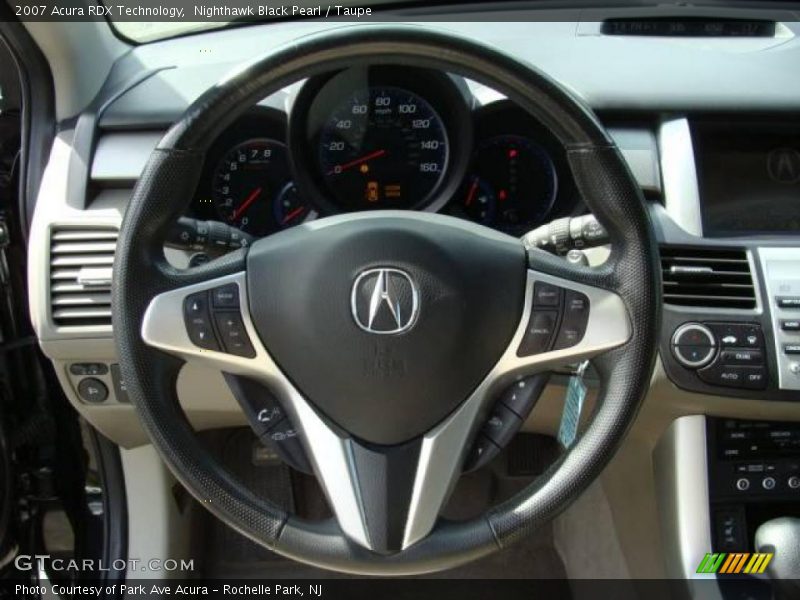 Nighthawk Black Pearl / Taupe 2007 Acura RDX Technology