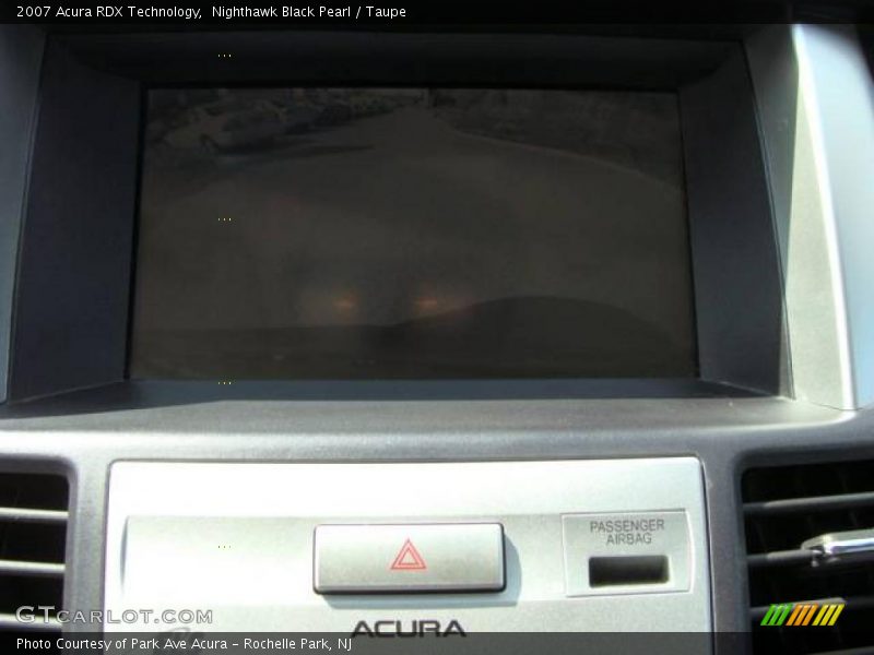 Nighthawk Black Pearl / Taupe 2007 Acura RDX Technology
