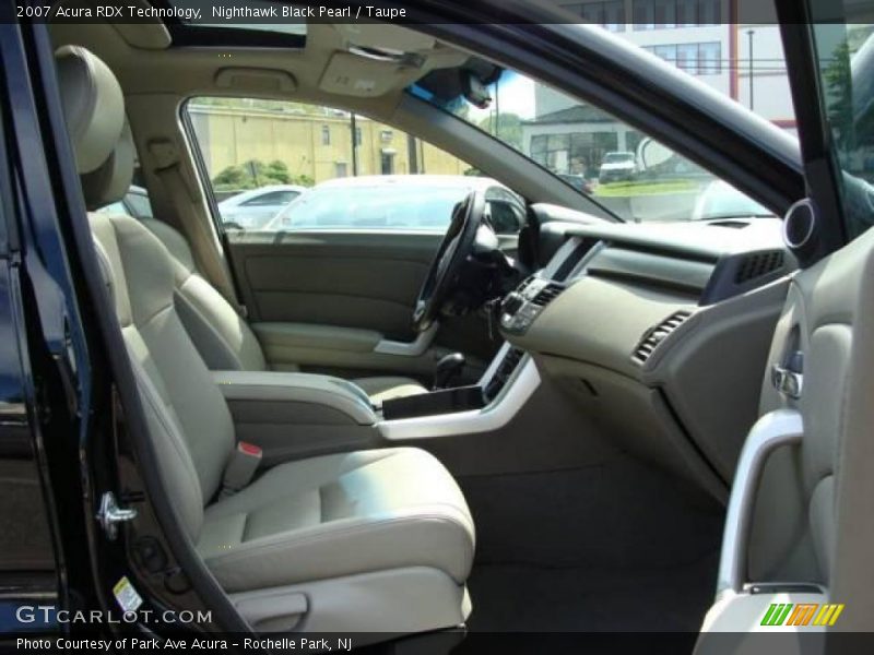 Nighthawk Black Pearl / Taupe 2007 Acura RDX Technology