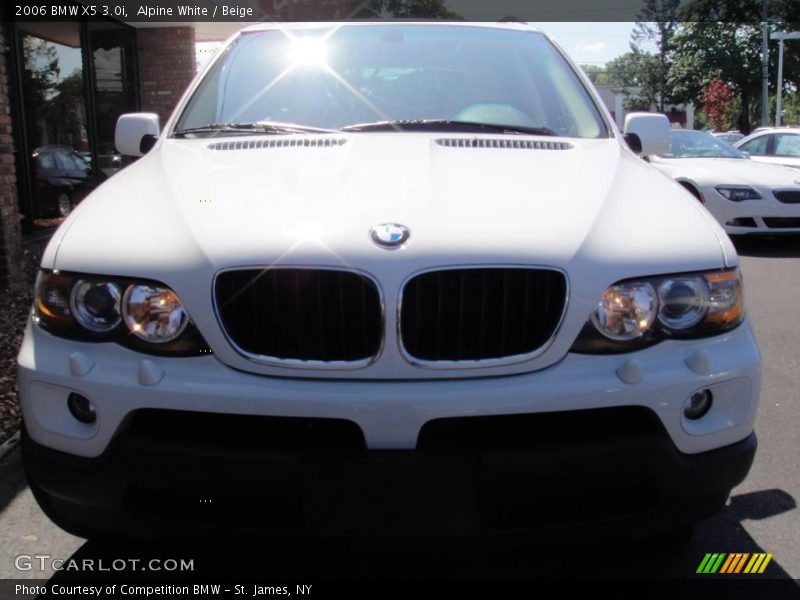 Alpine White / Beige 2006 BMW X5 3.0i
