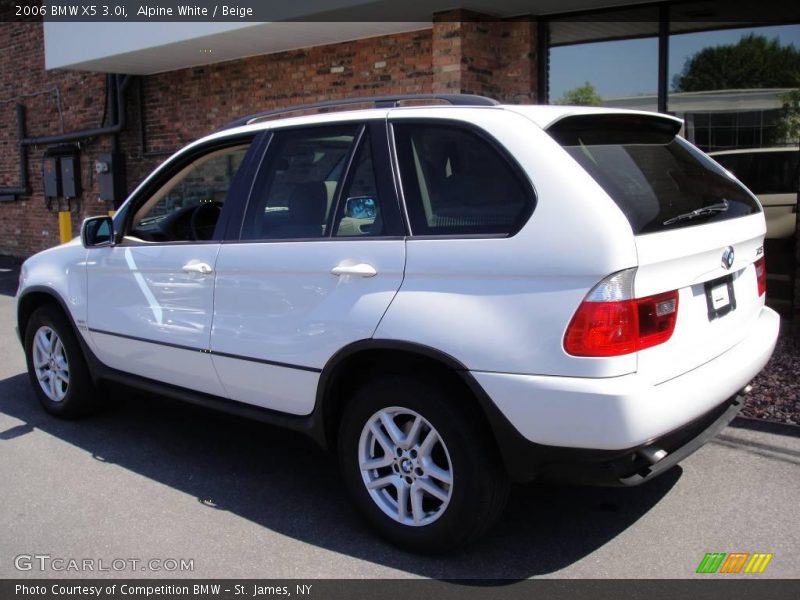 Alpine White / Beige 2006 BMW X5 3.0i