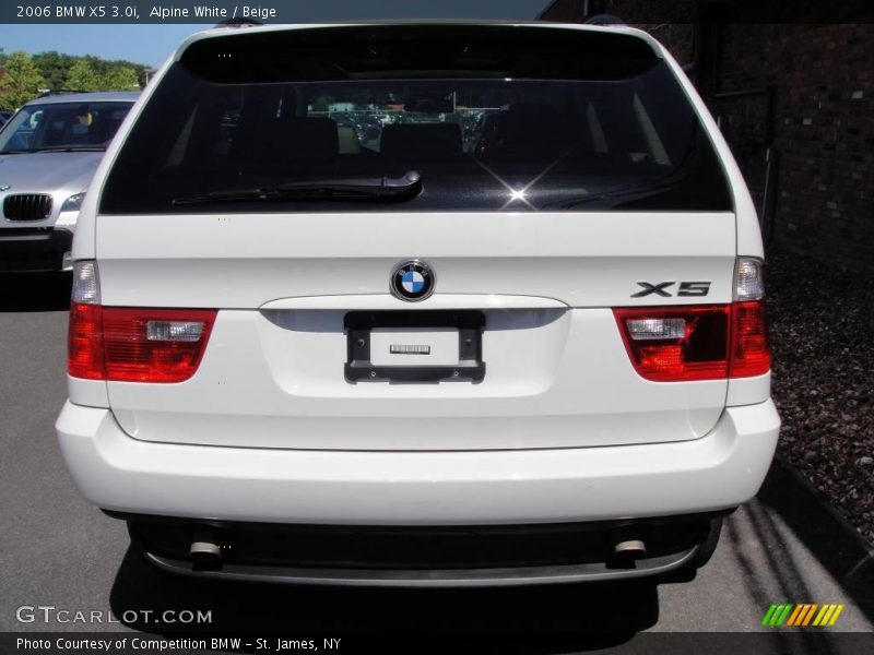 Alpine White / Beige 2006 BMW X5 3.0i