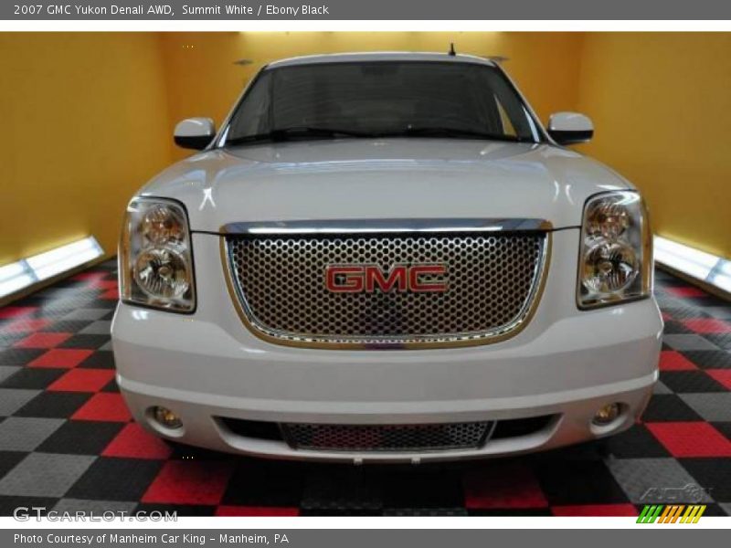 Summit White / Ebony Black 2007 GMC Yukon Denali AWD