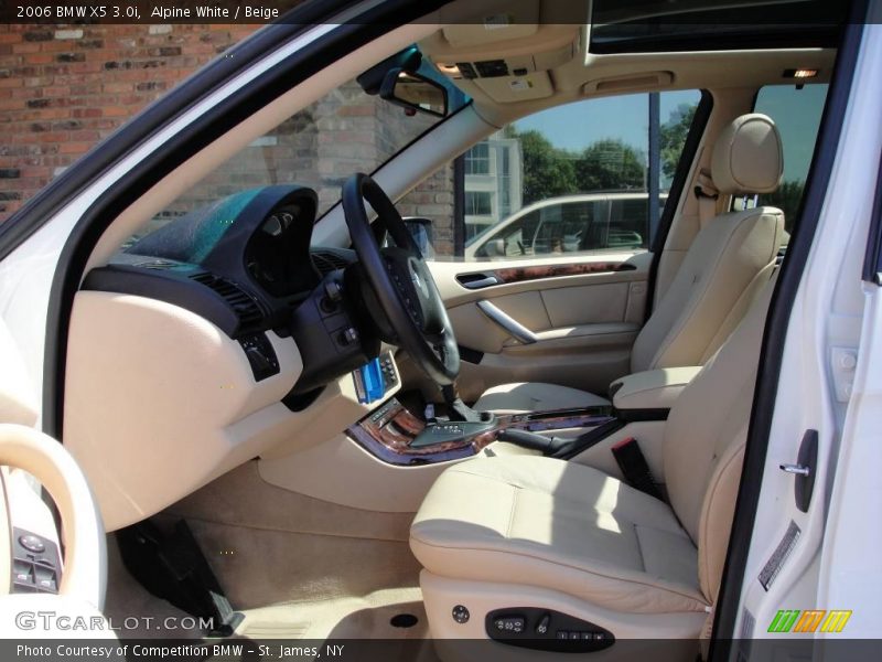 Alpine White / Beige 2006 BMW X5 3.0i