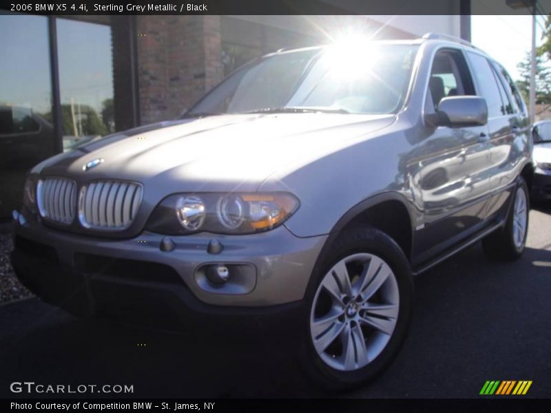 Sterling Grey Metallic / Black 2006 BMW X5 4.4i