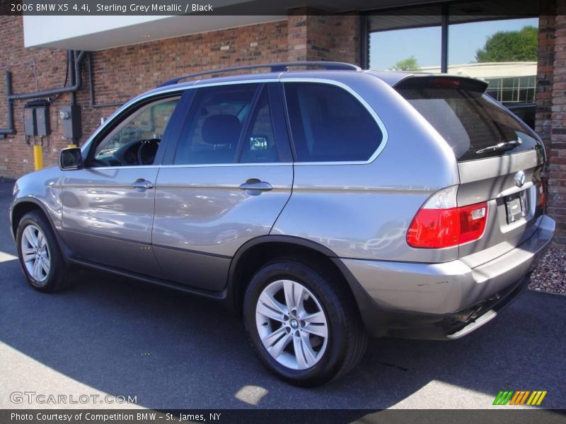 Sterling Grey Metallic / Black 2006 BMW X5 4.4i