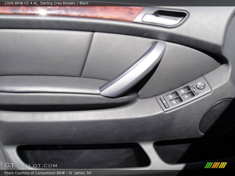 Sterling Grey Metallic / Black 2006 BMW X5 4.4i
