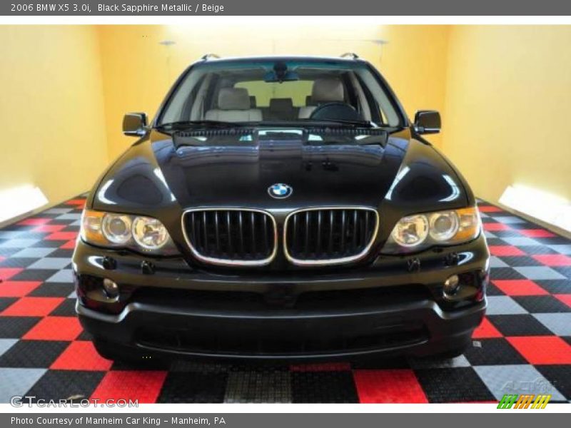 Black Sapphire Metallic / Beige 2006 BMW X5 3.0i