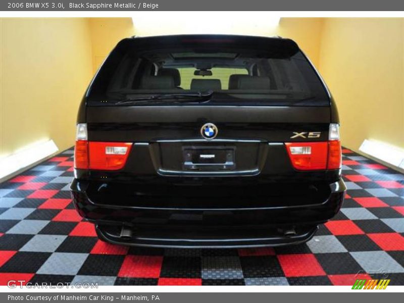 Black Sapphire Metallic / Beige 2006 BMW X5 3.0i