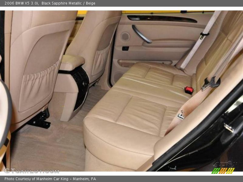 Black Sapphire Metallic / Beige 2006 BMW X5 3.0i