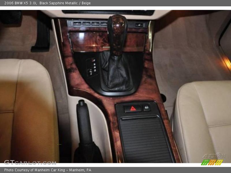 Black Sapphire Metallic / Beige 2006 BMW X5 3.0i