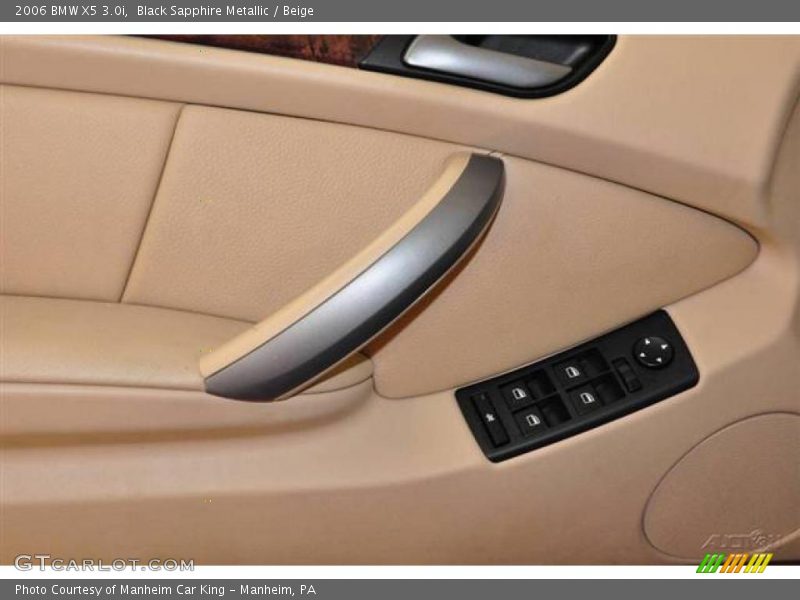 Black Sapphire Metallic / Beige 2006 BMW X5 3.0i