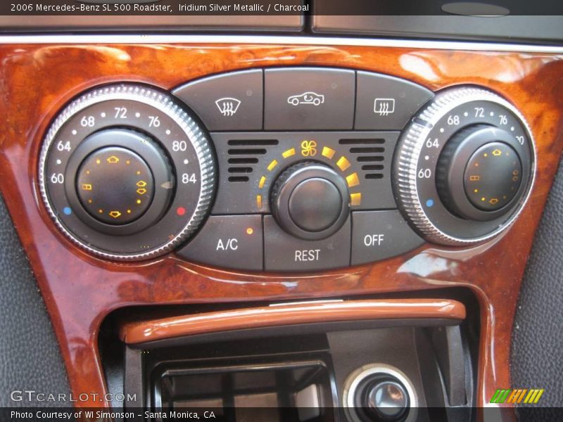 Iridium Silver Metallic / Charcoal 2006 Mercedes-Benz SL 500 Roadster