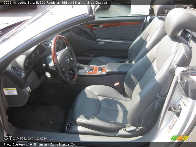 Iridium Silver Metallic / Charcoal 2006 Mercedes-Benz SL 500 Roadster