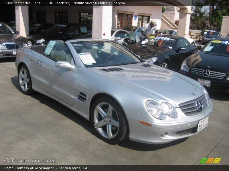 Iridium Silver Metallic / Charcoal 2006 Mercedes-Benz SL 500 Roadster