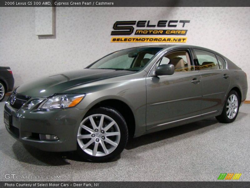 Cypress Green Pearl / Cashmere 2006 Lexus GS 300 AWD