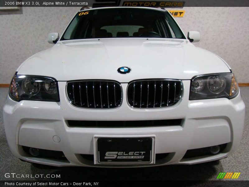 Alpine White / Terracotta 2006 BMW X3 3.0i