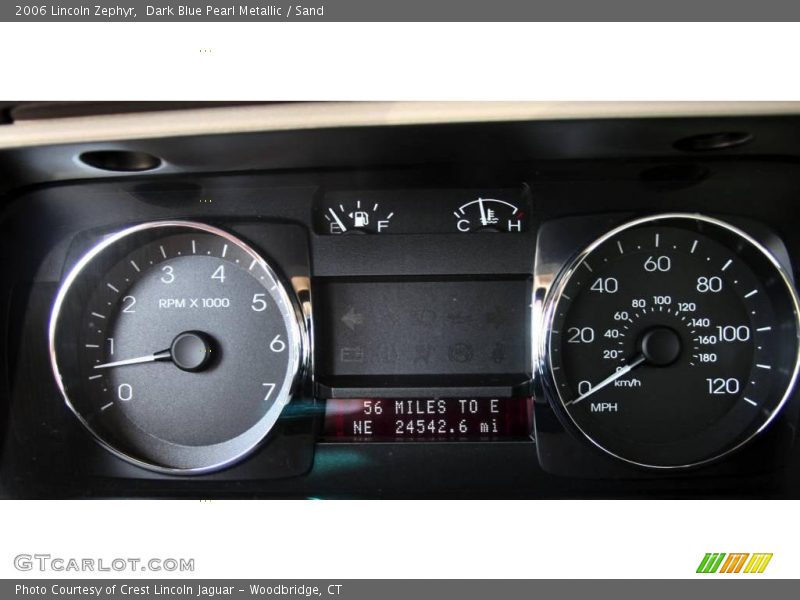 Dark Blue Pearl Metallic / Sand 2006 Lincoln Zephyr