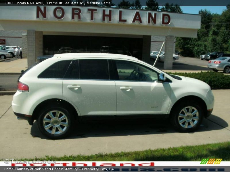Creme Brulee Metallic / Medium Camel 2007 Lincoln MKX AWD