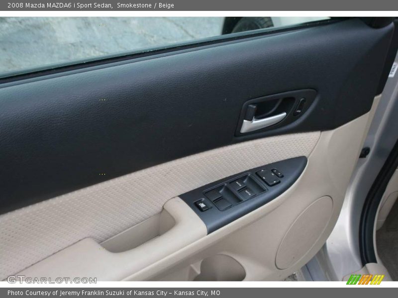 Smokestone / Beige 2008 Mazda MAZDA6 i Sport Sedan
