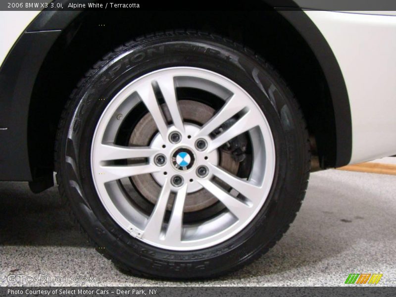 Alpine White / Terracotta 2006 BMW X3 3.0i