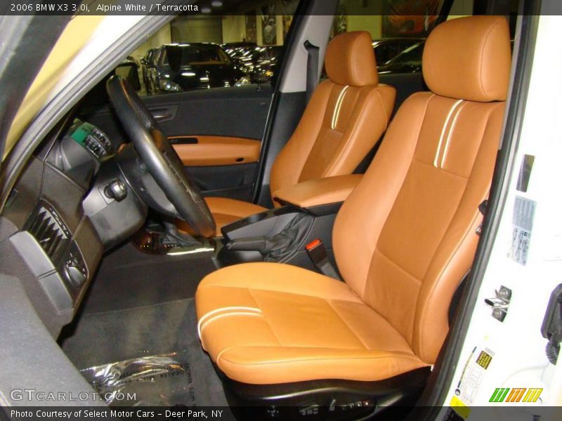 Alpine White / Terracotta 2006 BMW X3 3.0i