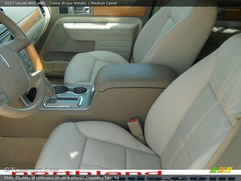 Creme Brulee Metallic / Medium Camel 2007 Lincoln MKX AWD