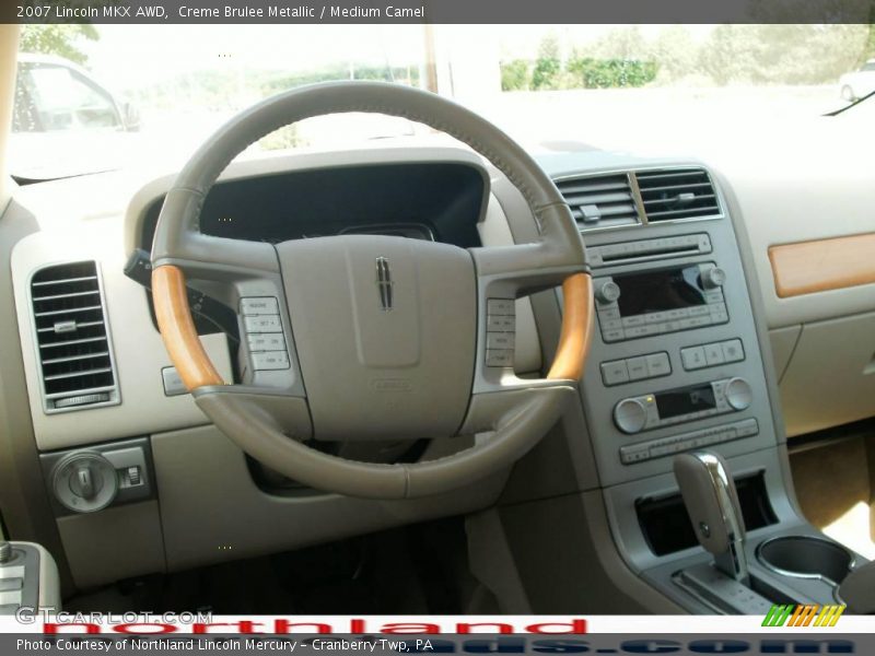 Creme Brulee Metallic / Medium Camel 2007 Lincoln MKX AWD