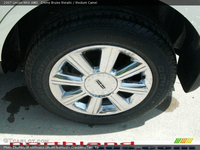 Creme Brulee Metallic / Medium Camel 2007 Lincoln MKX AWD