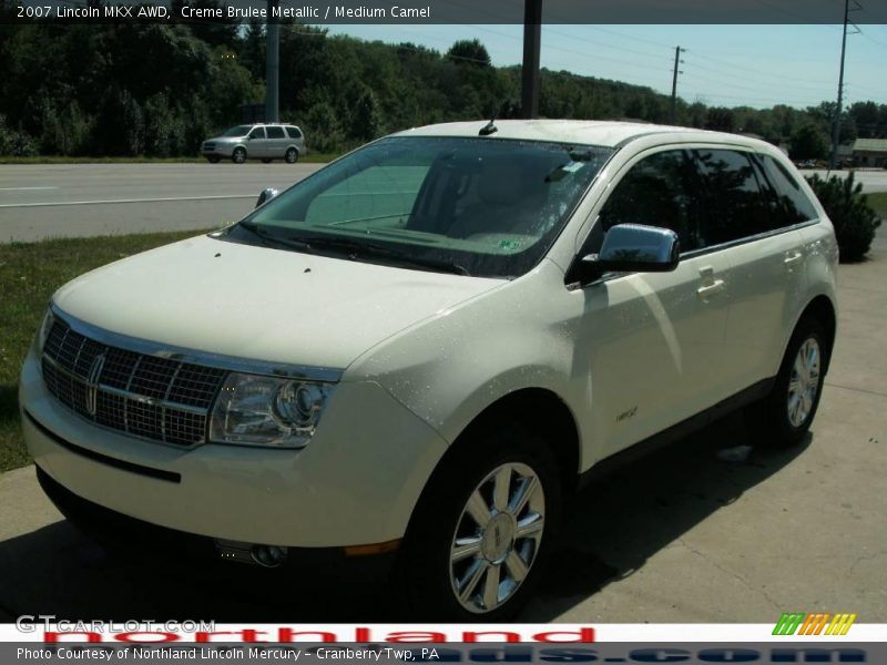 Creme Brulee Metallic / Medium Camel 2007 Lincoln MKX AWD