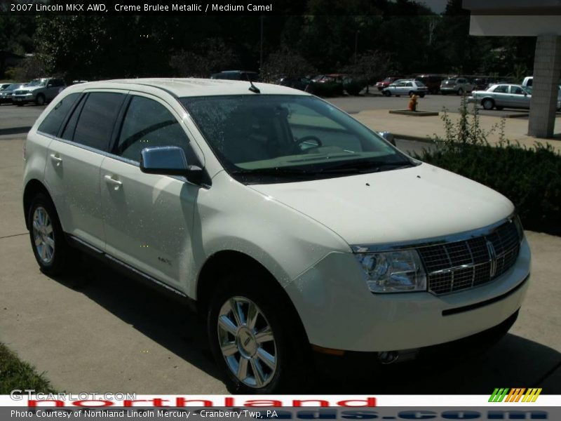 Creme Brulee Metallic / Medium Camel 2007 Lincoln MKX AWD