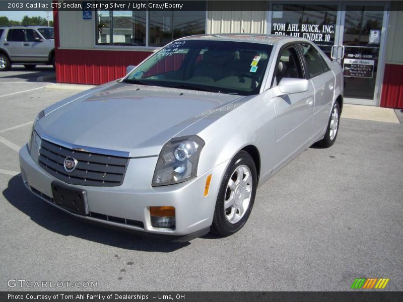 Sterling Silver / Light Gray/Ebony 2003 Cadillac CTS Sedan