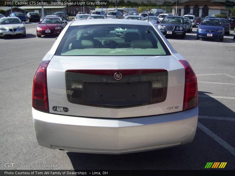 Sterling Silver / Light Gray/Ebony 2003 Cadillac CTS Sedan