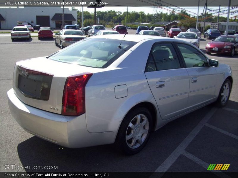 Sterling Silver / Light Gray/Ebony 2003 Cadillac CTS Sedan