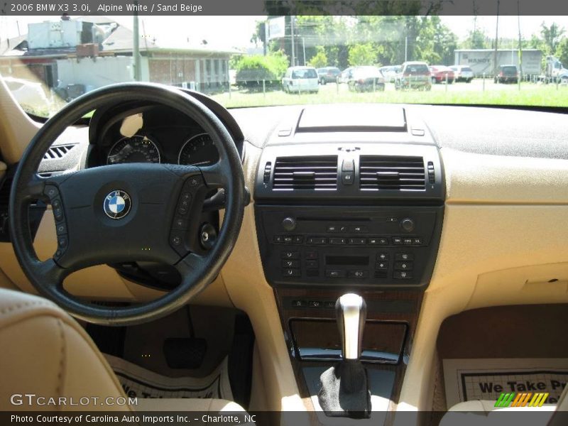 Alpine White / Sand Beige 2006 BMW X3 3.0i