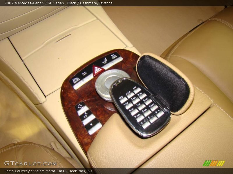 Black / Cashmere/Savanna 2007 Mercedes-Benz S 550 Sedan