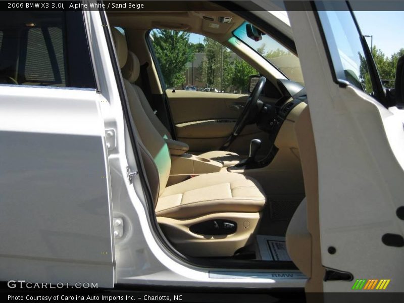 Alpine White / Sand Beige 2006 BMW X3 3.0i