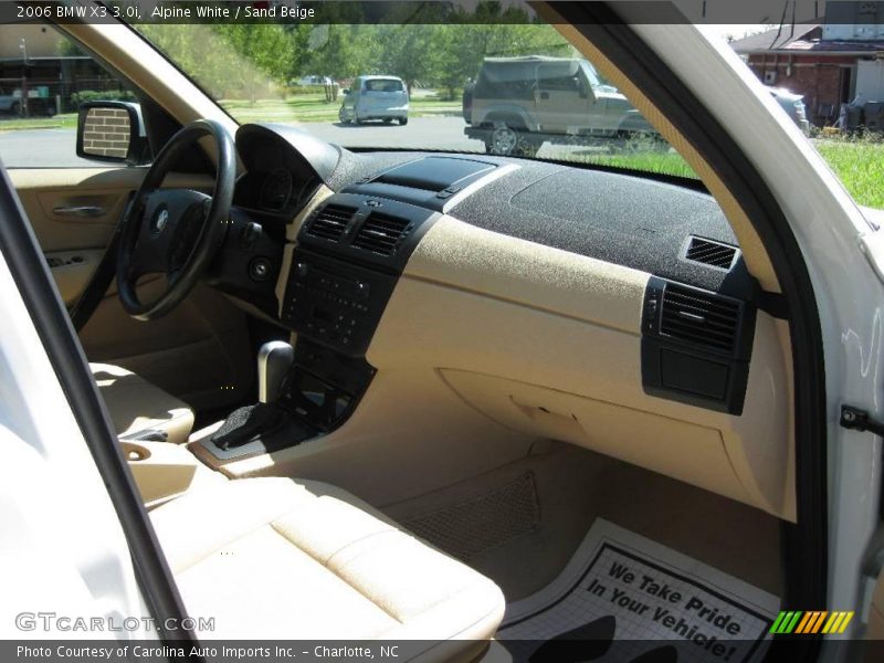 Alpine White / Sand Beige 2006 BMW X3 3.0i