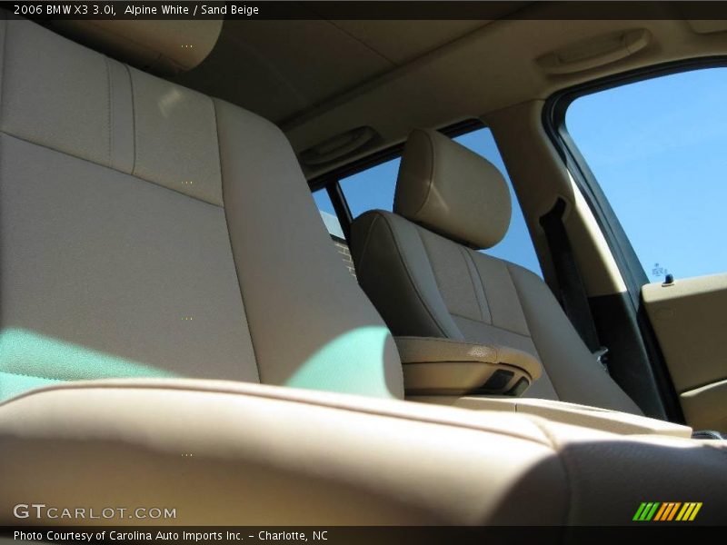 Alpine White / Sand Beige 2006 BMW X3 3.0i