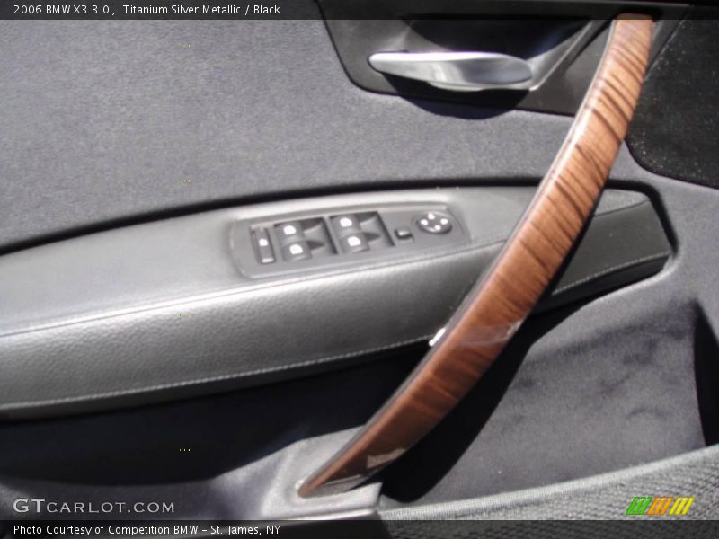 Titanium Silver Metallic / Black 2006 BMW X3 3.0i