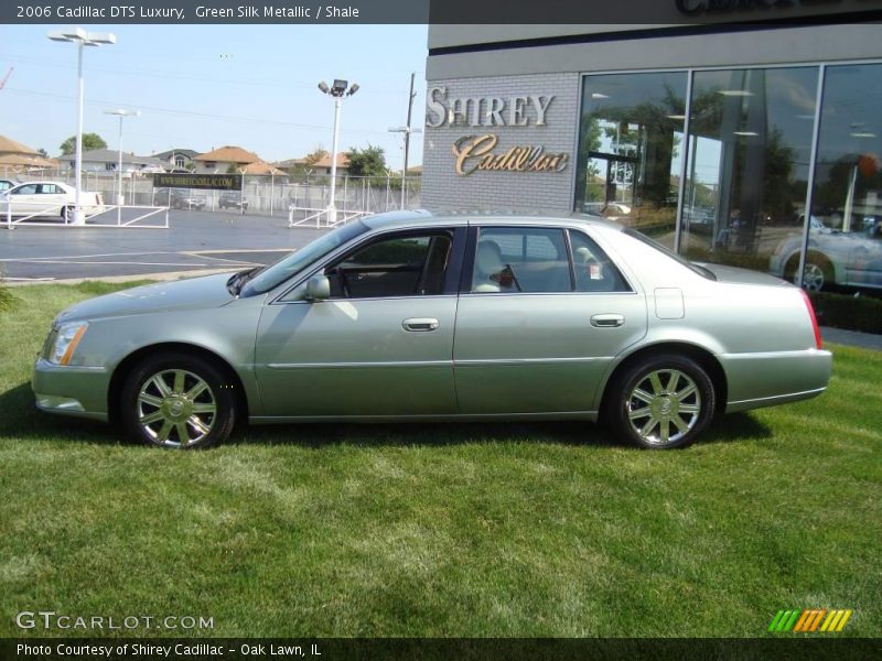 Green Silk Metallic / Shale 2006 Cadillac DTS Luxury