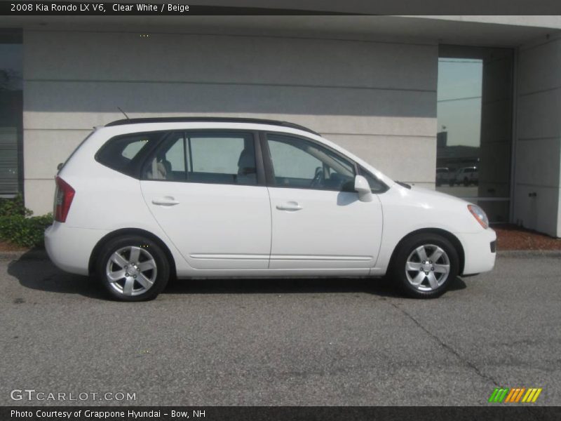 Clear White / Beige 2008 Kia Rondo LX V6