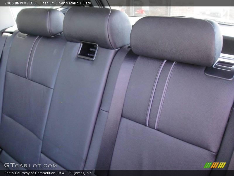 Titanium Silver Metallic / Black 2006 BMW X3 3.0i