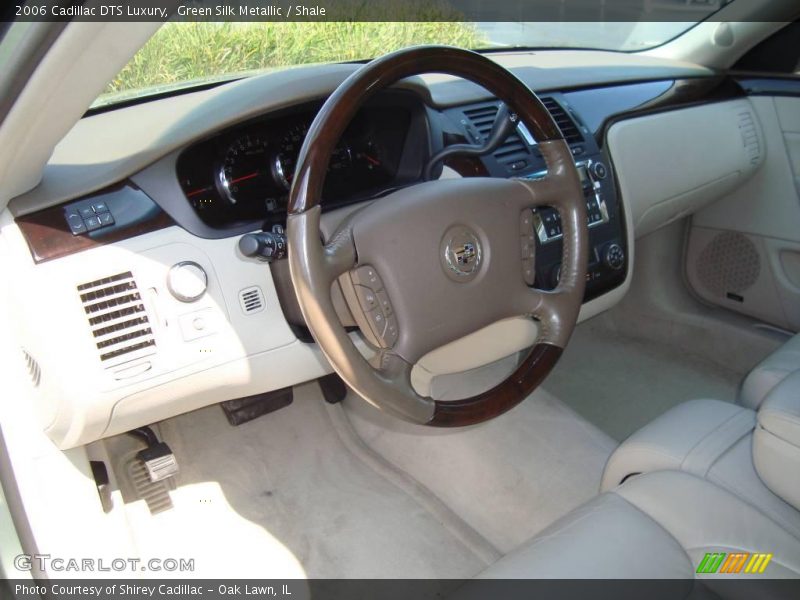 Green Silk Metallic / Shale 2006 Cadillac DTS Luxury