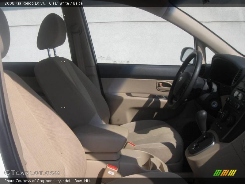 Clear White / Beige 2008 Kia Rondo LX V6