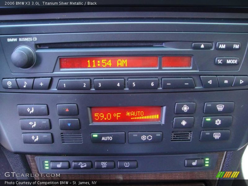 Titanium Silver Metallic / Black 2006 BMW X3 3.0i