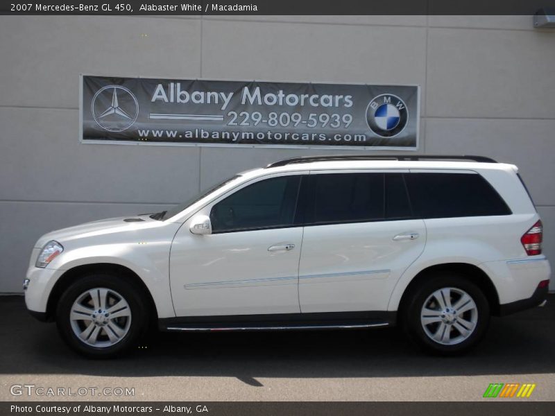Alabaster White / Macadamia 2007 Mercedes-Benz GL 450