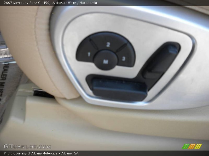 Alabaster White / Macadamia 2007 Mercedes-Benz GL 450