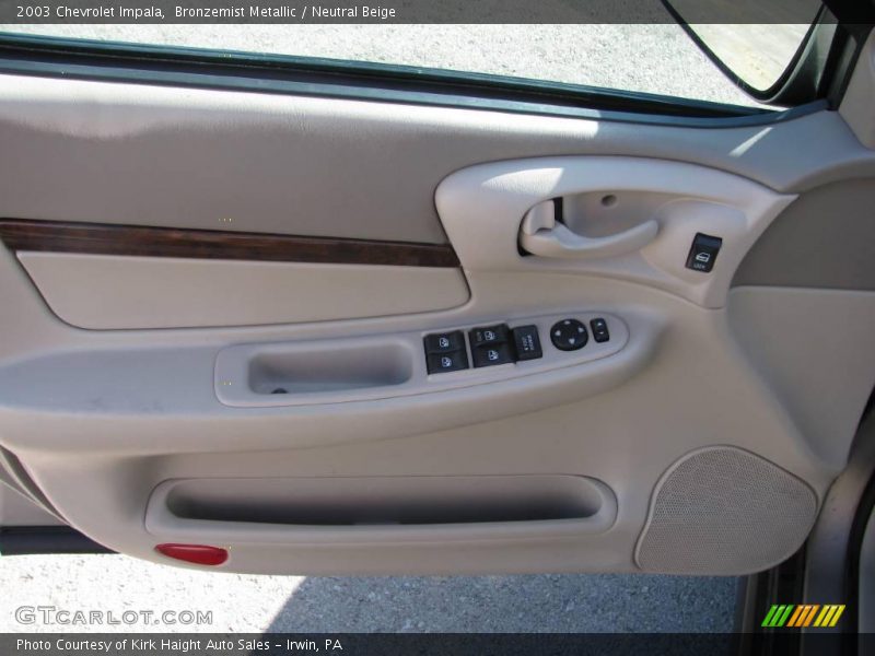 Bronzemist Metallic / Neutral Beige 2003 Chevrolet Impala