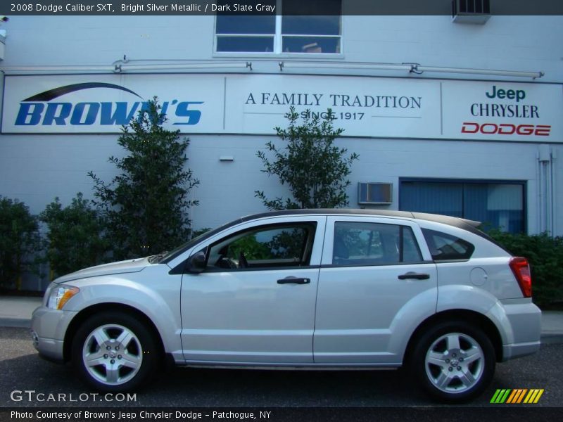 Bright Silver Metallic / Dark Slate Gray 2008 Dodge Caliber SXT